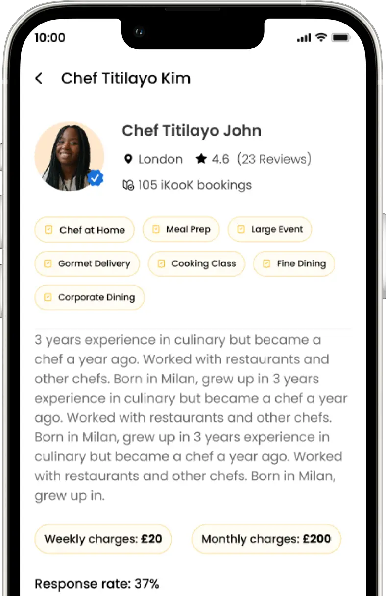 Chef Profile